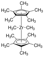 Dimethylbis(pentamethylcyclopentadienyl)zirconium - CAS:67108-80-9 - Bis(pentamethylcyclopentadienyl)zirconium dimethyl, Dimethylbis(pentamethylcyclopentadienyl)zirconium(IV)